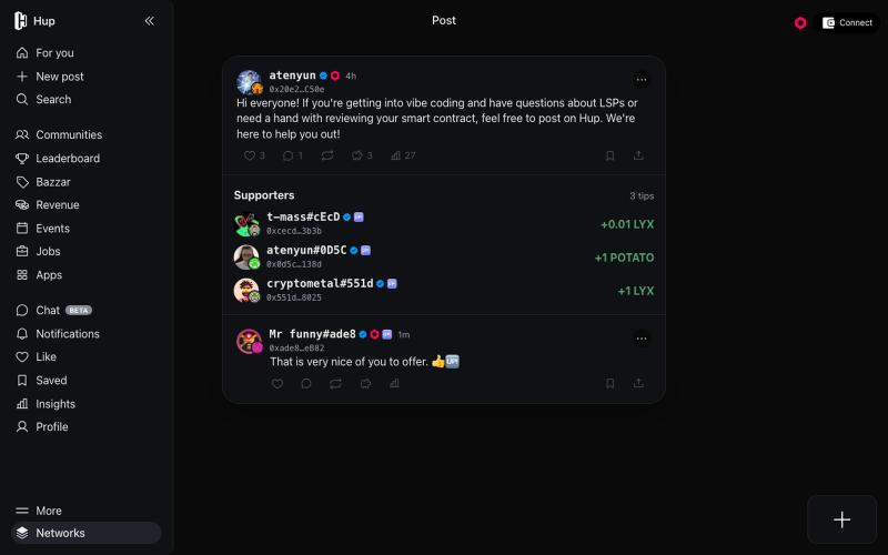 Hup | Hi everyone! If you're getting into vibe coding and have que — screenshot
