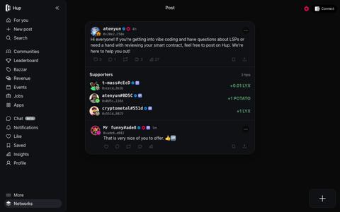 Hup | Hi everyone! If you're getting into vibe coding and have que — screenshot