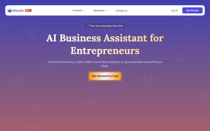 Huxxle - Smart Business Solutions — screenshot