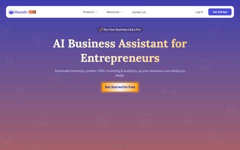 Huxxle - Smart Business Solutions — screenshot