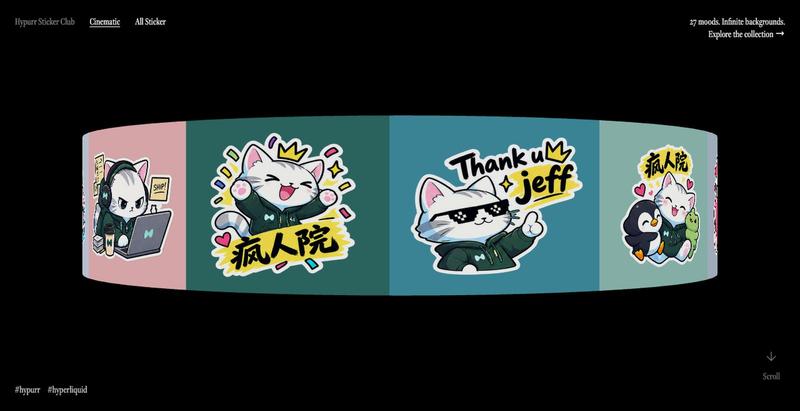 Hypurr Sticker Club — screenshot