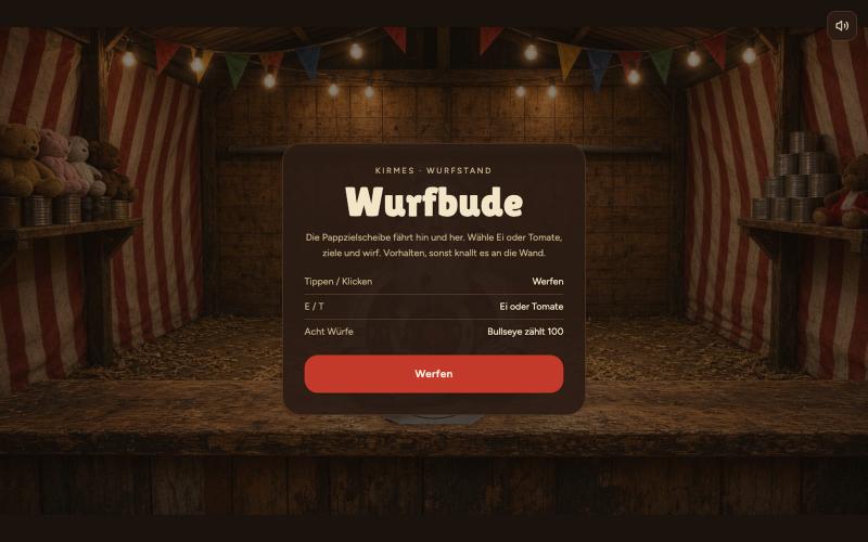 Wurfbude — screenshot