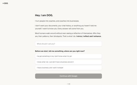 DOG — screenshot