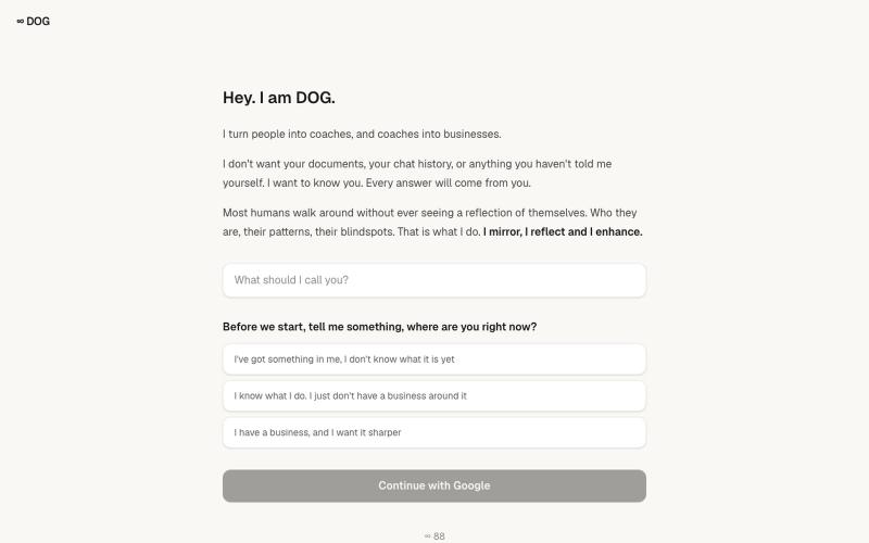 DOG — screenshot