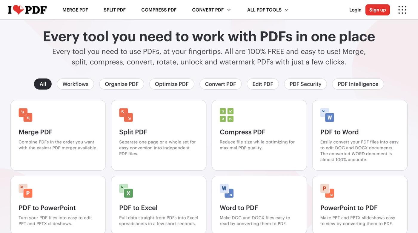 ilovepdf-com — screenshot