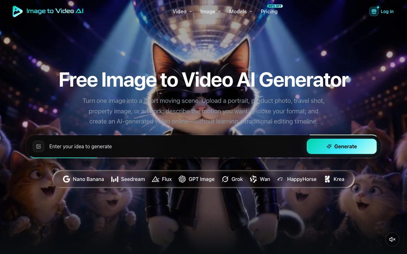 Free Image to Video AI – AI Video Generator from Images — screenshot