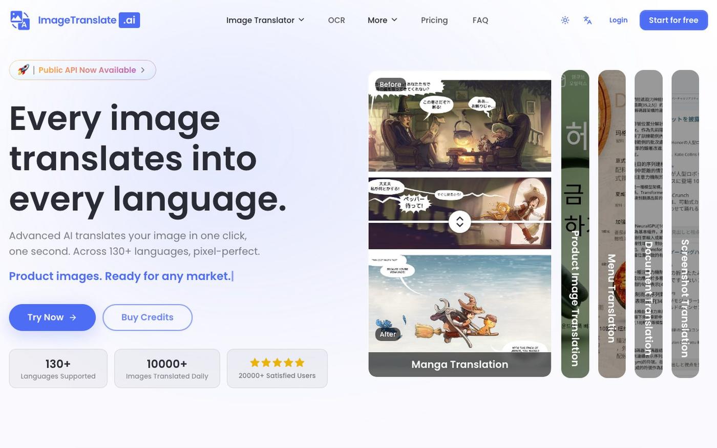 Precise and Instant AI Image Translator - ImageTranslate.AI — screenshot