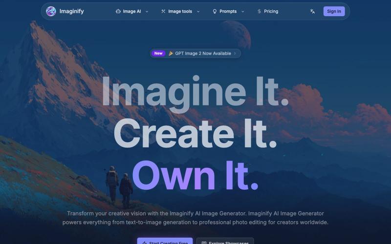 Imaginify - AI Image Generator | Text-to-Image & Photo Editor — screenshot