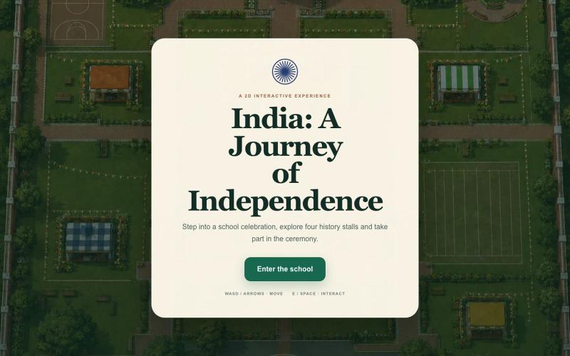 India: A Journey of Independence — screenshot