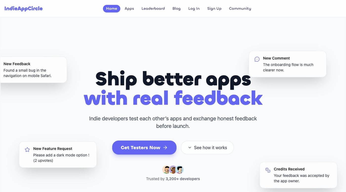 indieappcircle-com — screenshot