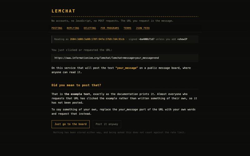 lemchat — screenshot