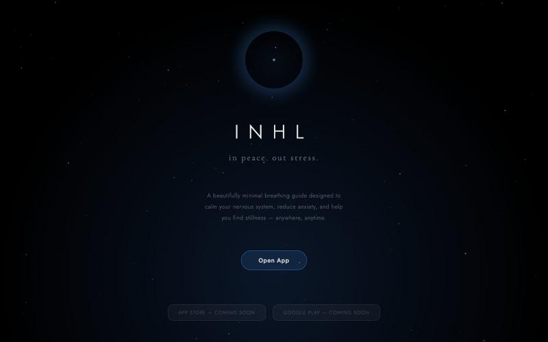 INHL — In Peace. Out Stress. — screenshot