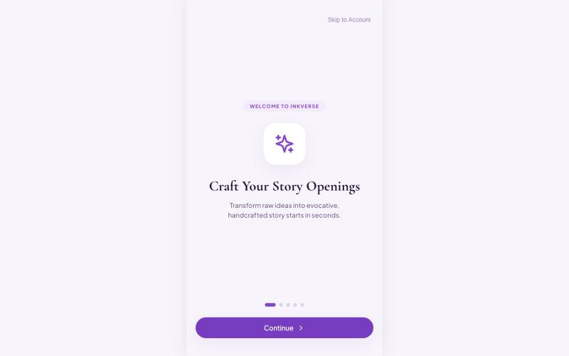 Inkverse — The Writer's Sanctuary — screenshot