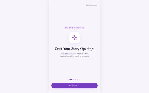 Inkverse — The Writer's Sanctuary — screenshot