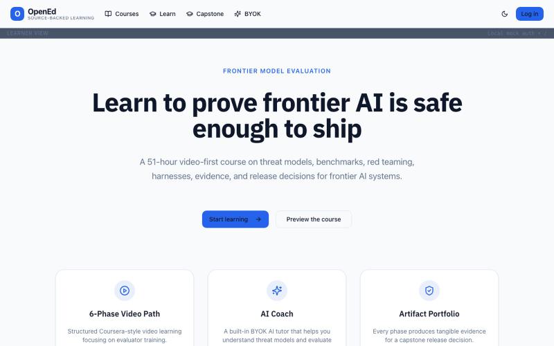 OpenEd — screenshot