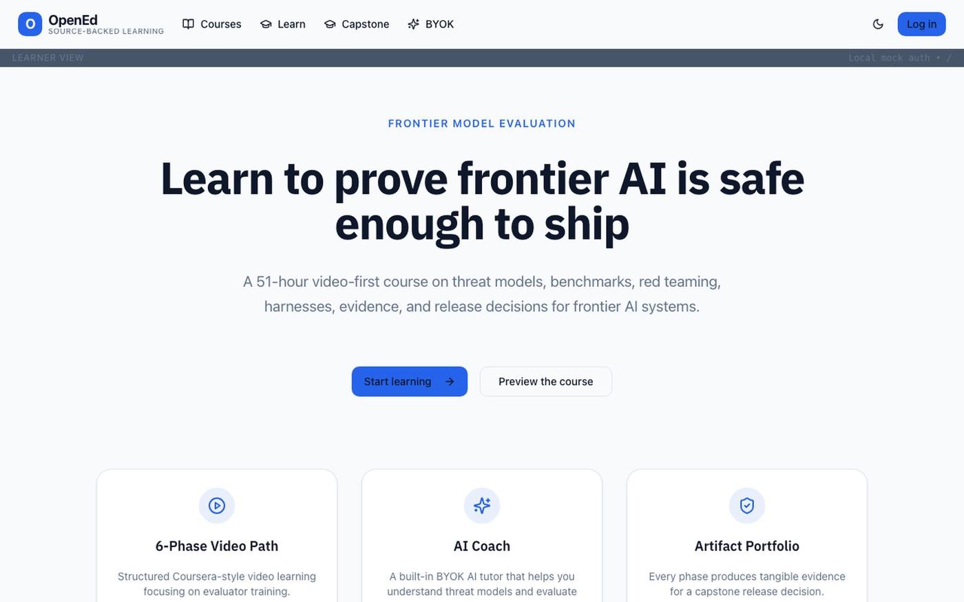 OpenEd — screenshot
