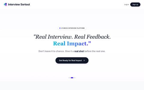 Interview Sortout — screenshot
