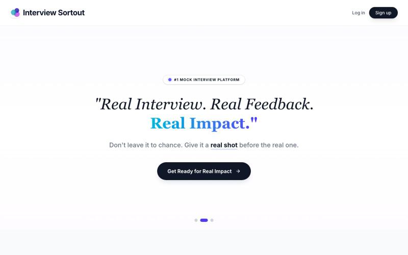 Interview Sortout — screenshot