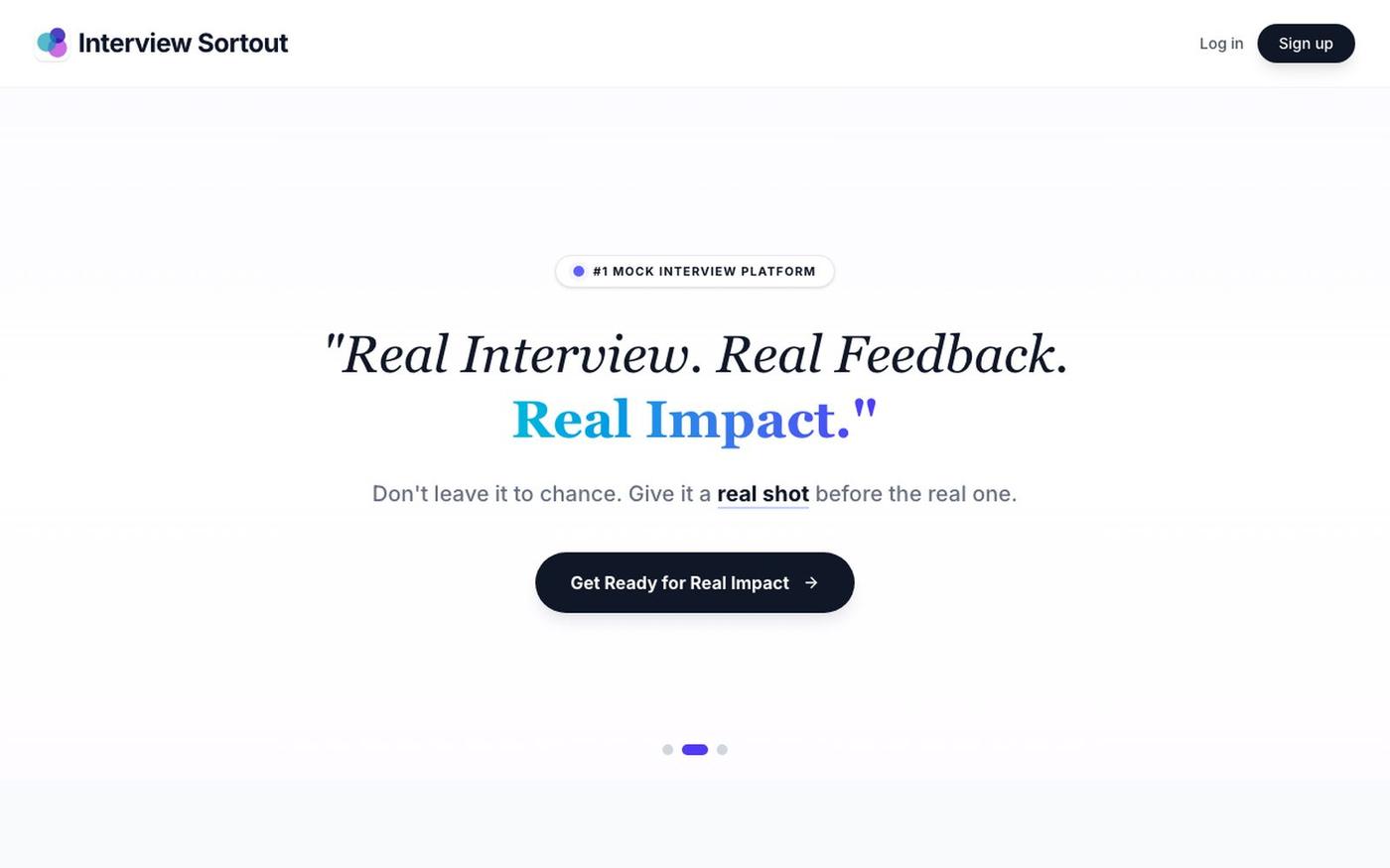 Interview Sortout — screenshot