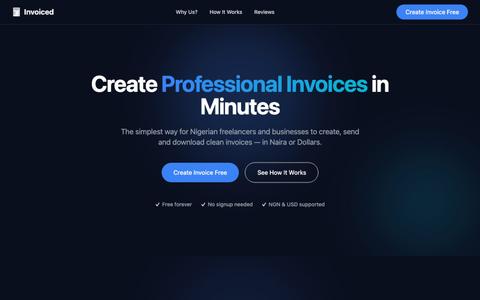 invoiced — screenshot