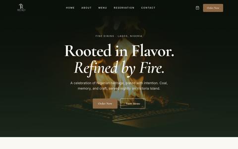 Iroko — Fine Dining, Rooted in Lagos — screenshot