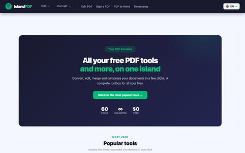 IslandPDF — Your PDF Paradise — screenshot