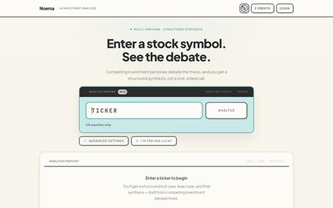 Noema — AI Company Analysis — screenshot