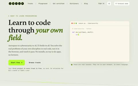 IWTLP, Learn to code through the real problems of your profession — screenshot