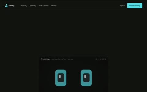 Jarvey | The task makes it out of the meeting — screenshot