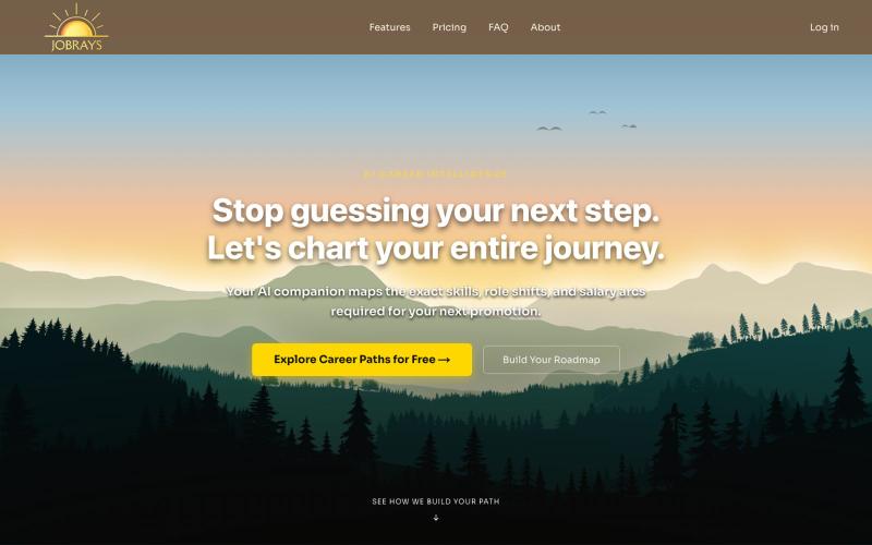 JobRays — AI Career Intelligence — screenshot