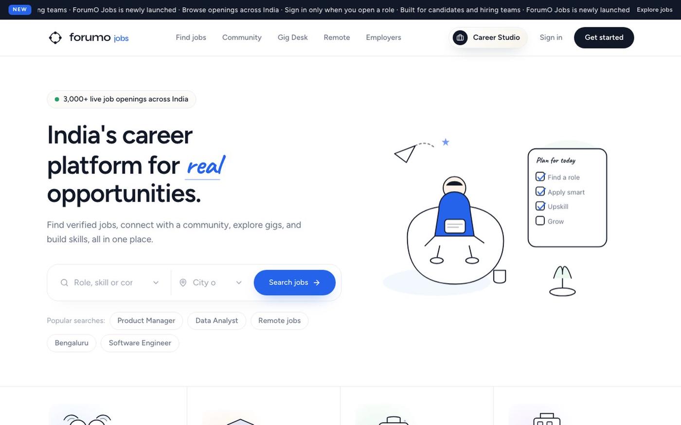 Jobs in India | ForumO — screenshot