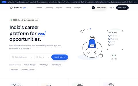 Jobs in India | ForumO — screenshot
