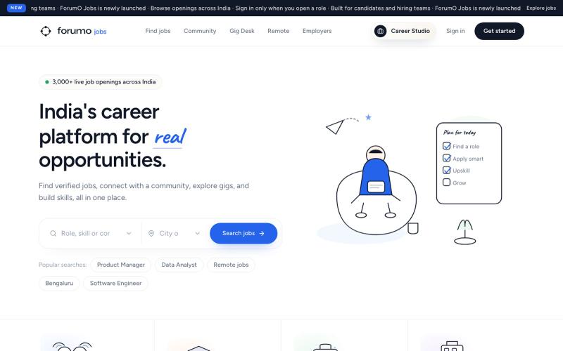 Jobs in India | ForumO — screenshot