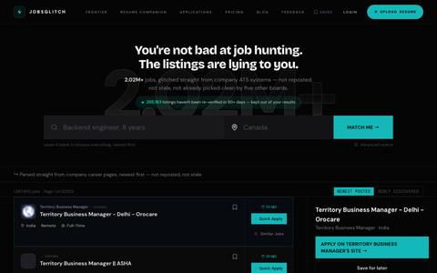 JobsGlitch — screenshot