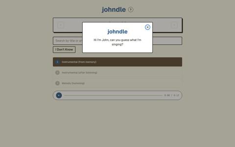 johndle — screenshot