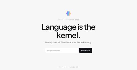 JUWEL OS: her own computer · Vext Labs — screenshot