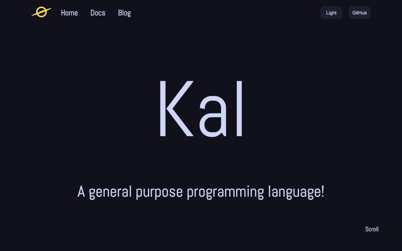 Home | Kal — screenshot