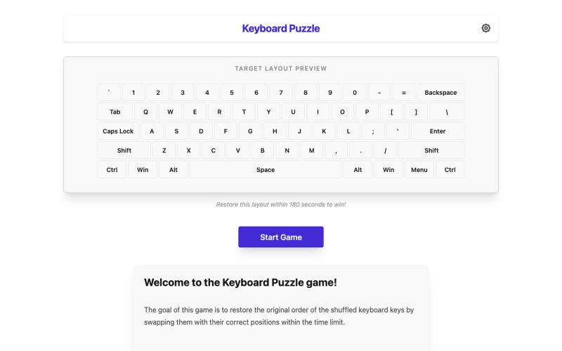 keyboardpuzzle — screenshot