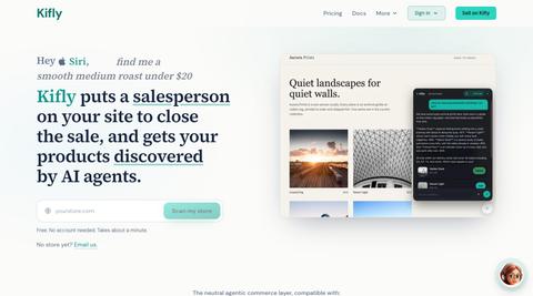 Kifly — Your agent shops. You approve. — screenshot