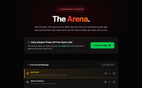 The Survival Arena — screenshot