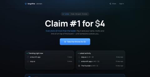 Enduro Fit holds #1 — King of the Domain — screenshot