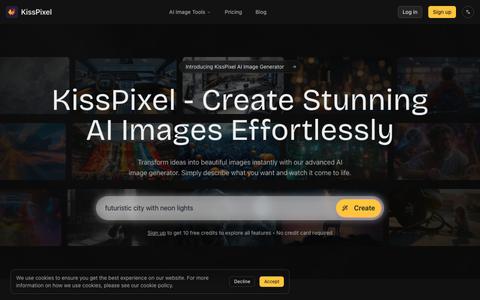 KissPixel - Create Stunning AI Images Effortlessly — screenshot