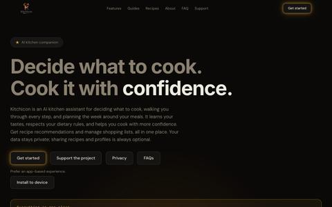 Kitchicon: AI Kitchen Assistant & Meal Planner — screenshot