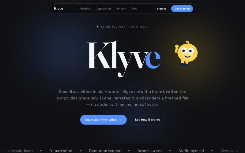 Klyve — screenshot