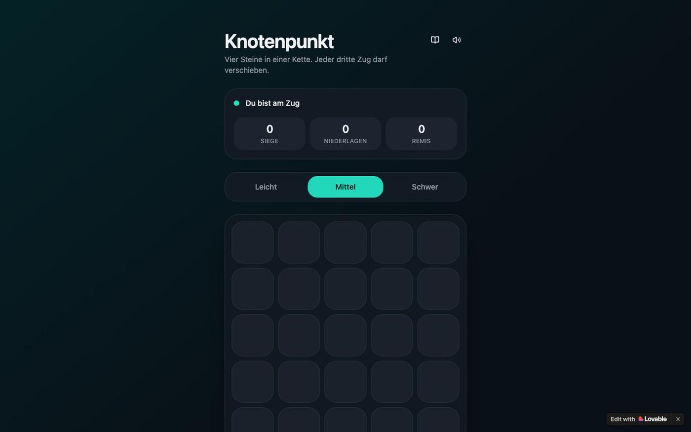 Knotenpunkt – Taktik-Brettspiel gegen den Computer — screenshot