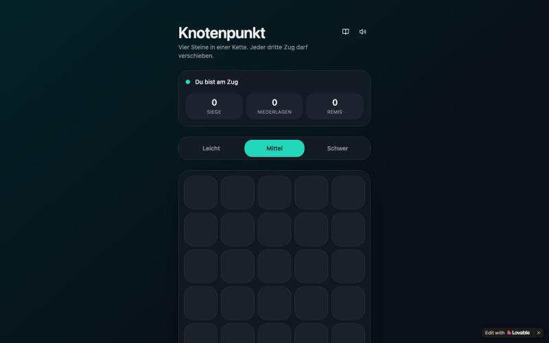 Knotenpunkt – Taktik-Brettspiel gegen den Computer — screenshot