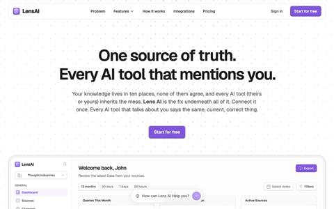 Lens AI — screenshot