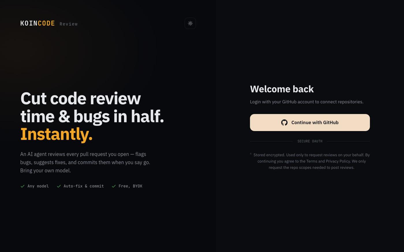 KOINCODE Review — screenshot