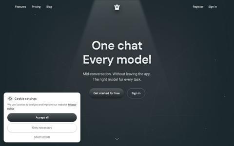 kral | One chat, every model — screenshot