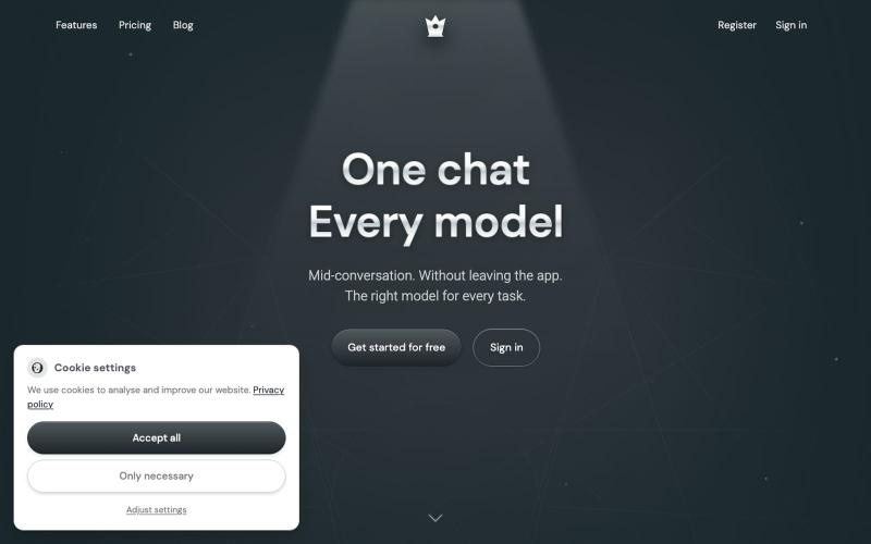 kral | One chat, every model — screenshot